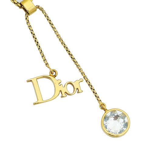 dior inci kolye|dior gold finish necklace.